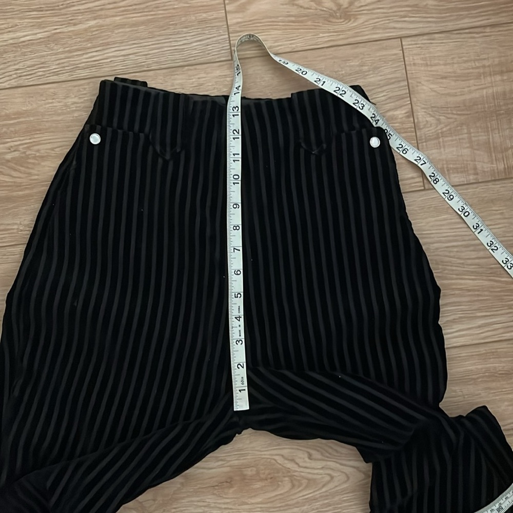 Vintage 40s or 50s velvet stripe pearl snap western ranch pants - Picture 10 of 12